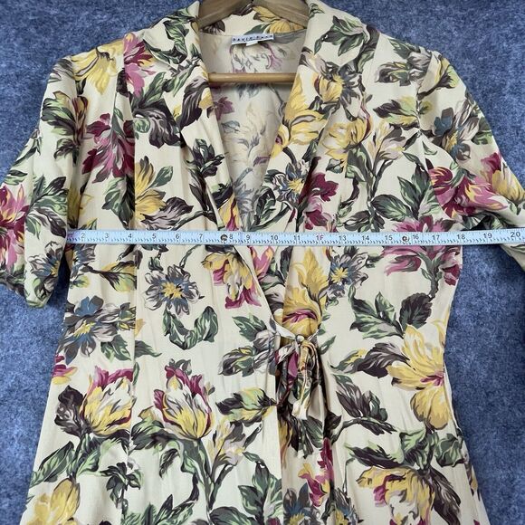 Vintage David Dart Dress Small Peasant Cottage Farm Country Secretary Prairie - Picture 5 of 6